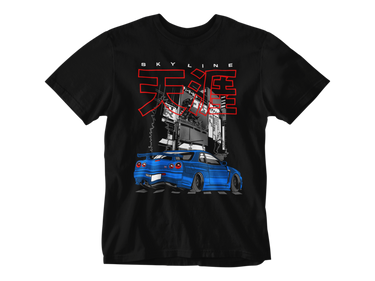 Camiseta Skyline R34 Japan